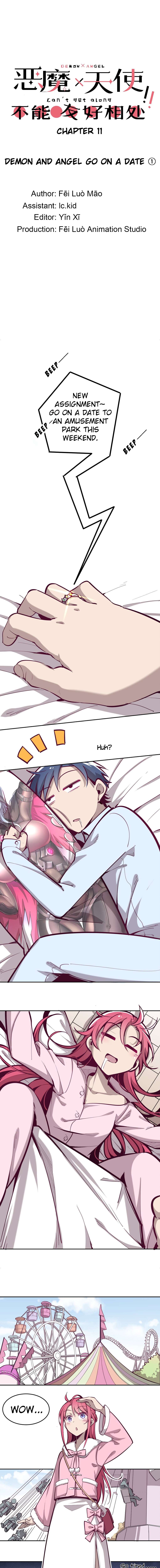 Demon X Angel, Can’t Get Along! Chapter 11 page 1 - 