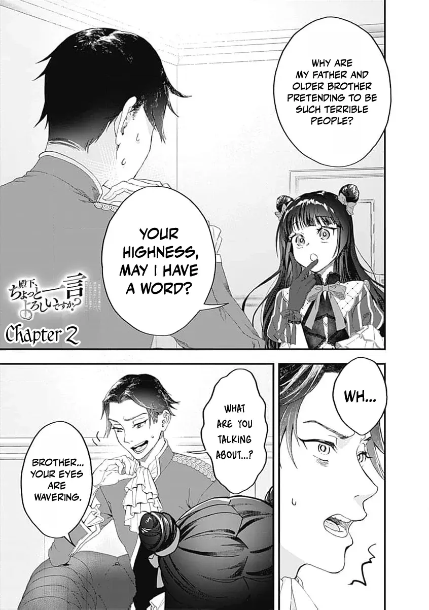 Denka, Chotto Hitokoto Yoroshidesu Ka? Munona Akujoda to Nonoshirarete Konyaku Haki Sare Sodesuga, Sono Mae Ni Anata No Akuji Wo Abakasete Itadakimasu Ne! Chapter 2 page 5 - 