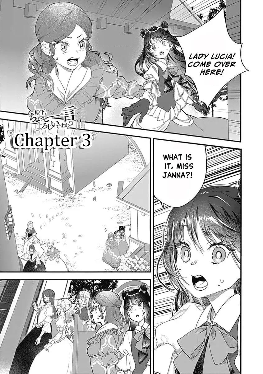 Denka, Chotto Hitokoto Yoroshidesu Ka? Munona Akujoda to Nonoshirarete Konyaku Haki Sare Sodesuga, Sono Mae Ni Anata No Akuji Wo Abakasete Itadakimasu Ne! Chapter 3 page 6 - 