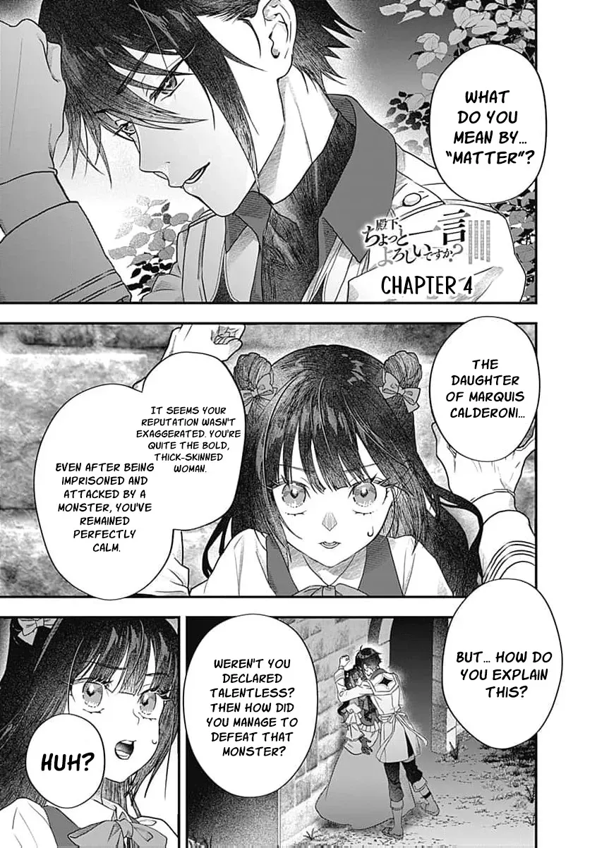 Denka, Chotto Hitokoto Yoroshidesu Ka? Munona Akujoda to Nonoshirarete Konyaku Haki Sare Sodesuga, Sono Mae Ni Anata No Akuji Wo Abakasete Itadakimasu Ne! Chapter 4 page 7 - 