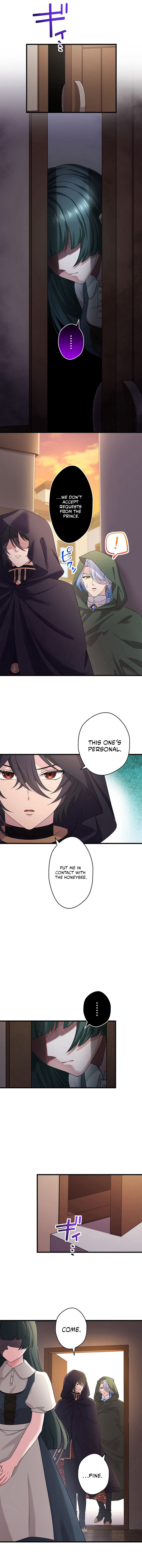 Densetsu no Ansatsusha, Tensei Shitara Ouke no Aisare Suemusume ni Natte Shimaimashite Chapter 76 page 3 - 