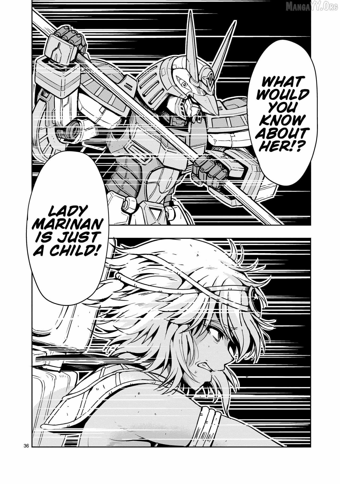 Despair Memory Gundam Sequel Chapter 32 page 36 - 