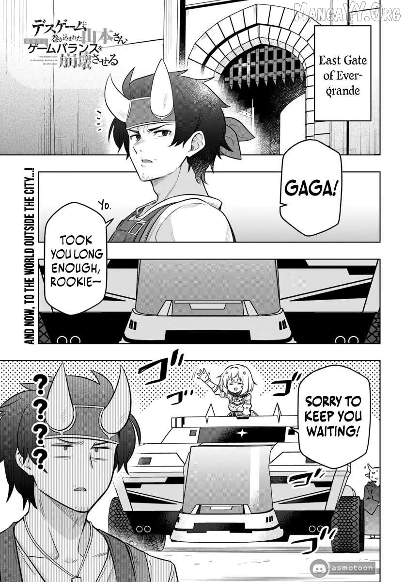 Desugemu Ni Makikomareta Yamamoto-san, Kimama Ni Gemu Baransu Wo Hokai Saseru Chapter 6 page 3 - 