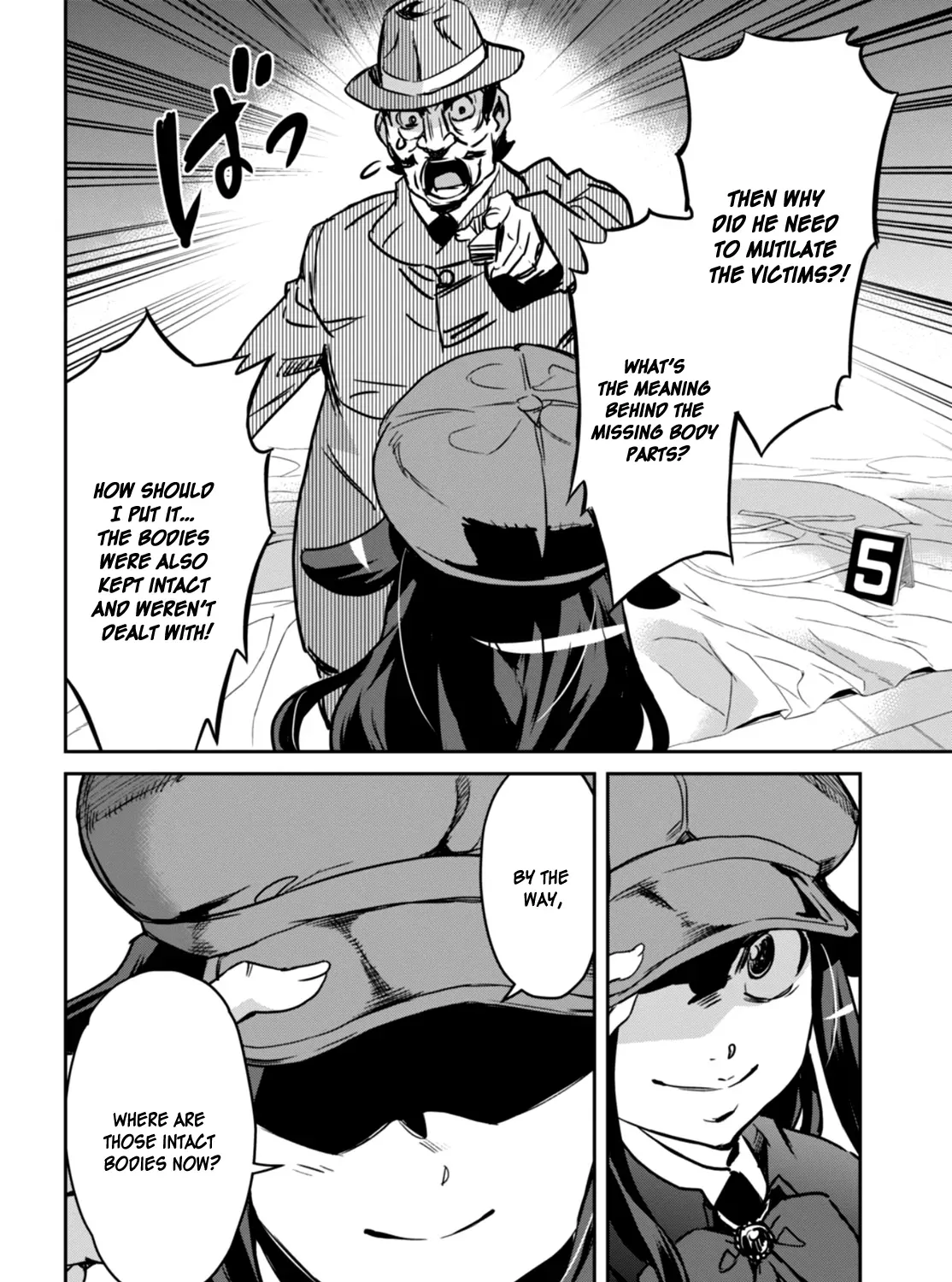Detective Akechi in a frenzy. Chapter 1 page 117 - 