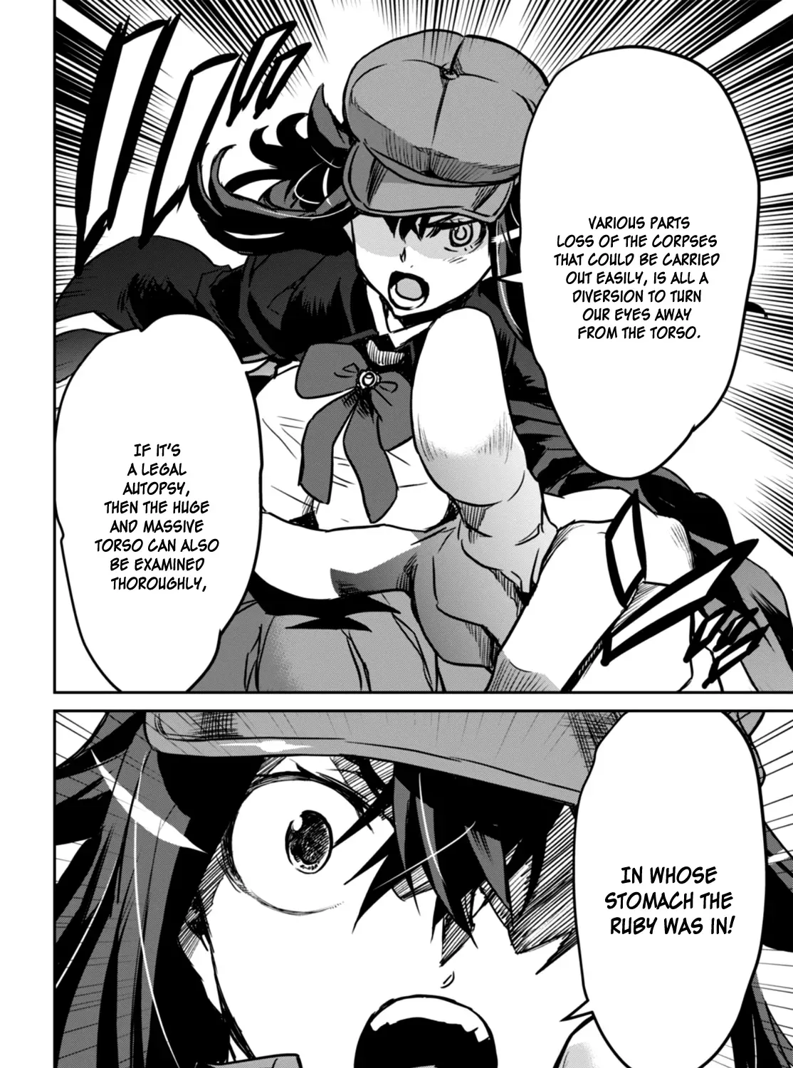 Detective Akechi in a frenzy. Chapter 1 page 121 - 