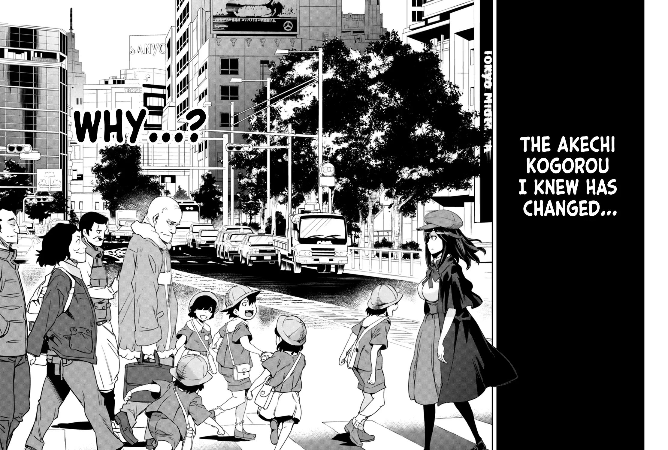 Detective Akechi in a frenzy. Chapter 1 page 141 - 