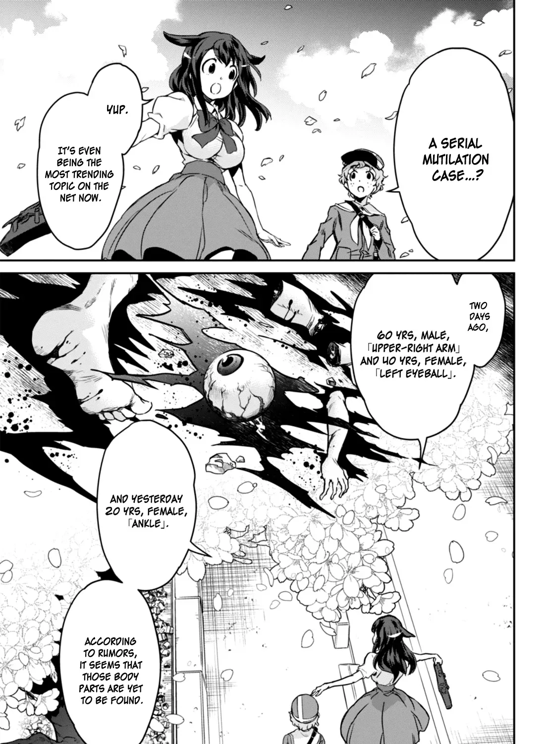 Detective Akechi in a frenzy. Chapter 1 page 17 - 