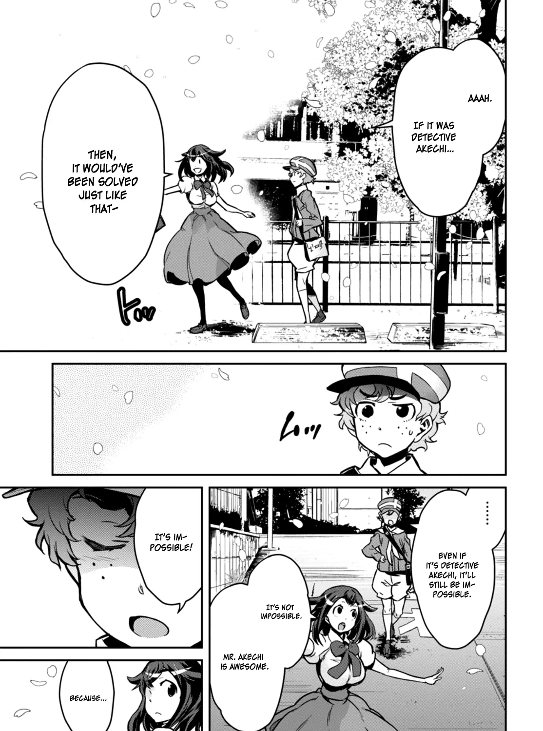 Detective Akechi in a frenzy. Chapter 1 page 21 - 