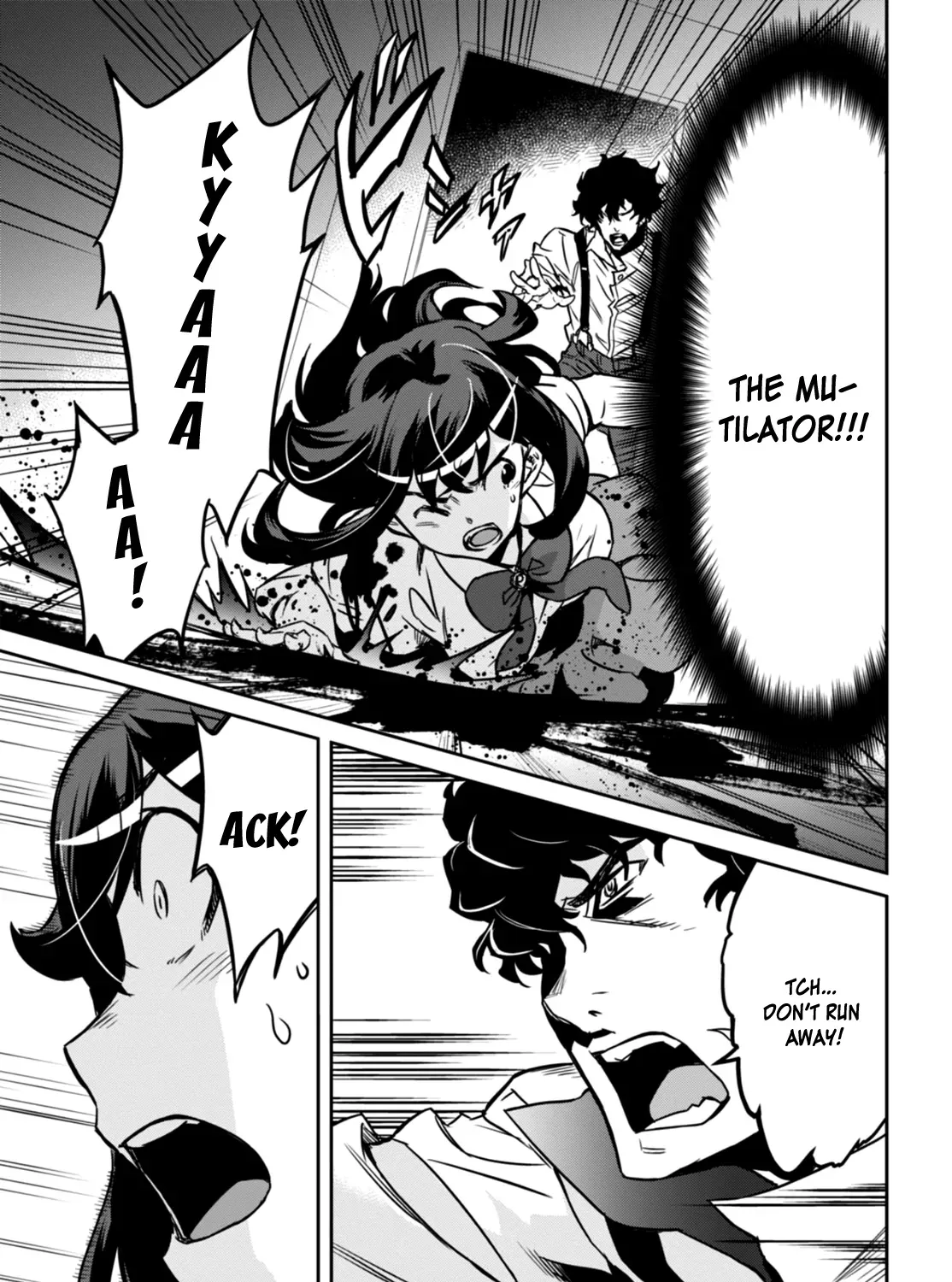 Detective Akechi in a frenzy. Chapter 1 page 35 - 