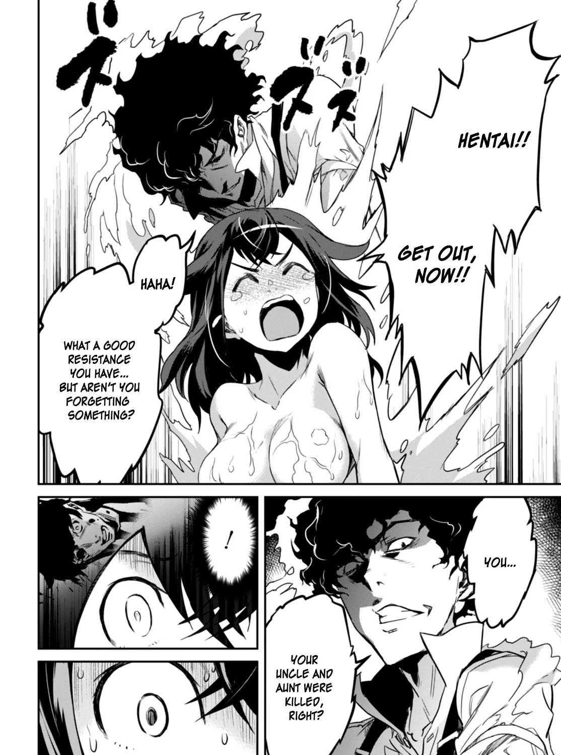 Detective Akechi in a frenzy. Chapter 1 page 77 - 