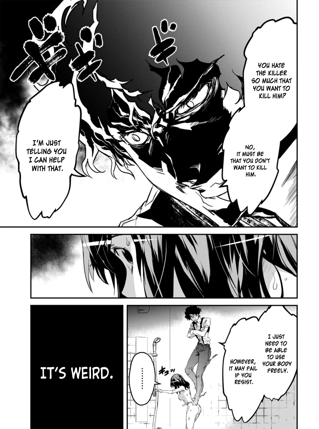 Detective Akechi in a frenzy. Chapter 1 page 79 - 