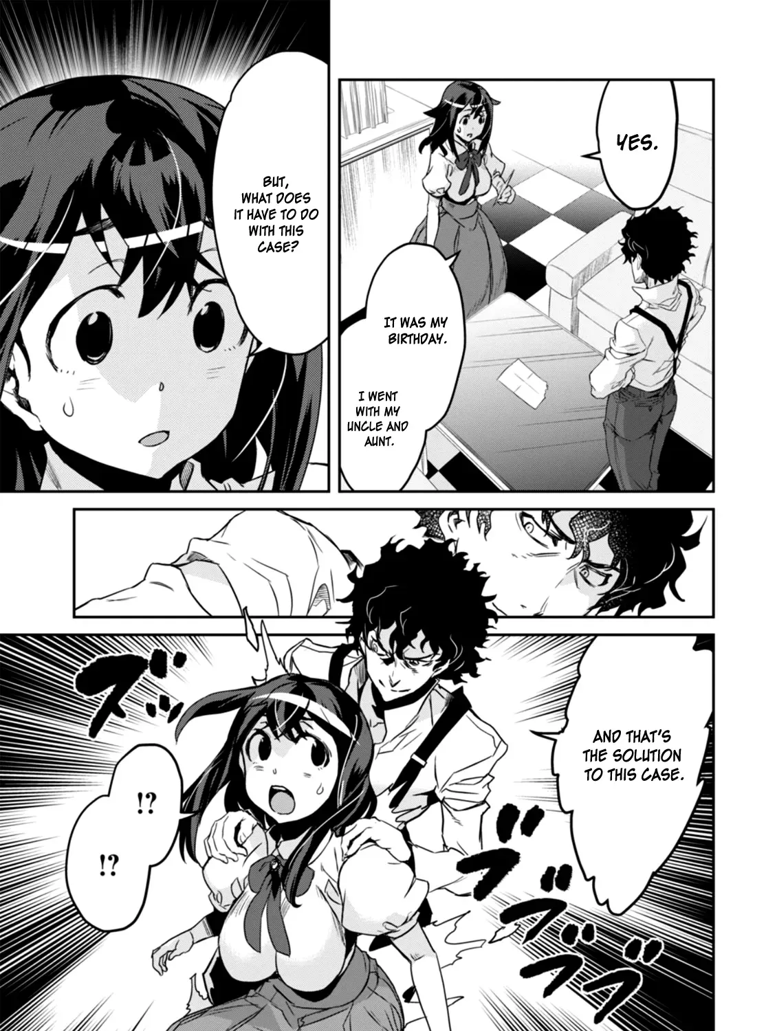 Detective Akechi in a frenzy. Chapter 1 page 91 - 