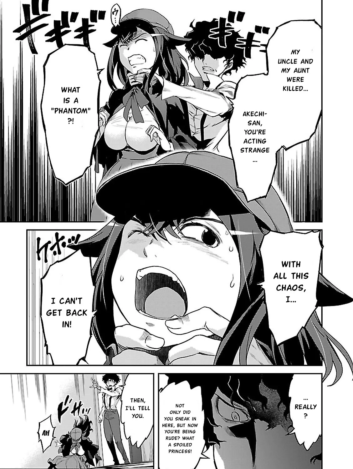 Detective Akechi in a frenzy. Chapter 2 page 13 - 