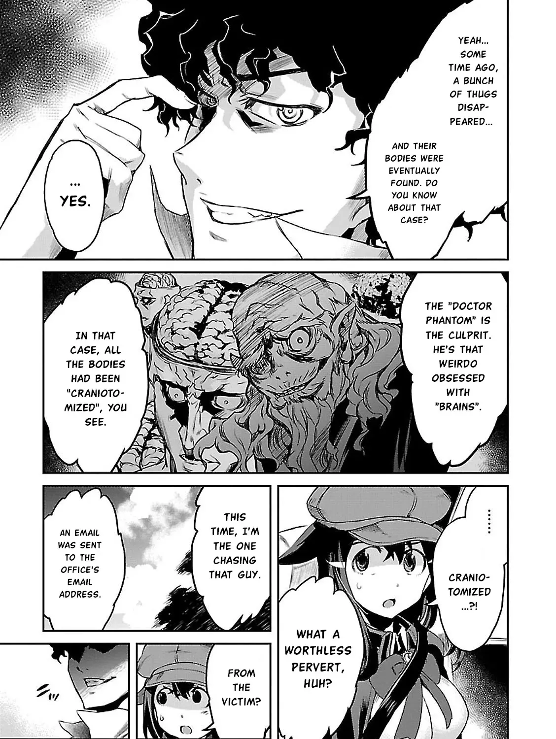 Detective Akechi in a frenzy. Chapter 2 page 37 - 
