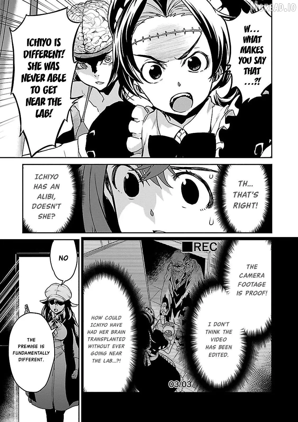 Detective Akechi in a frenzy. Chapter 4 page 18 - 