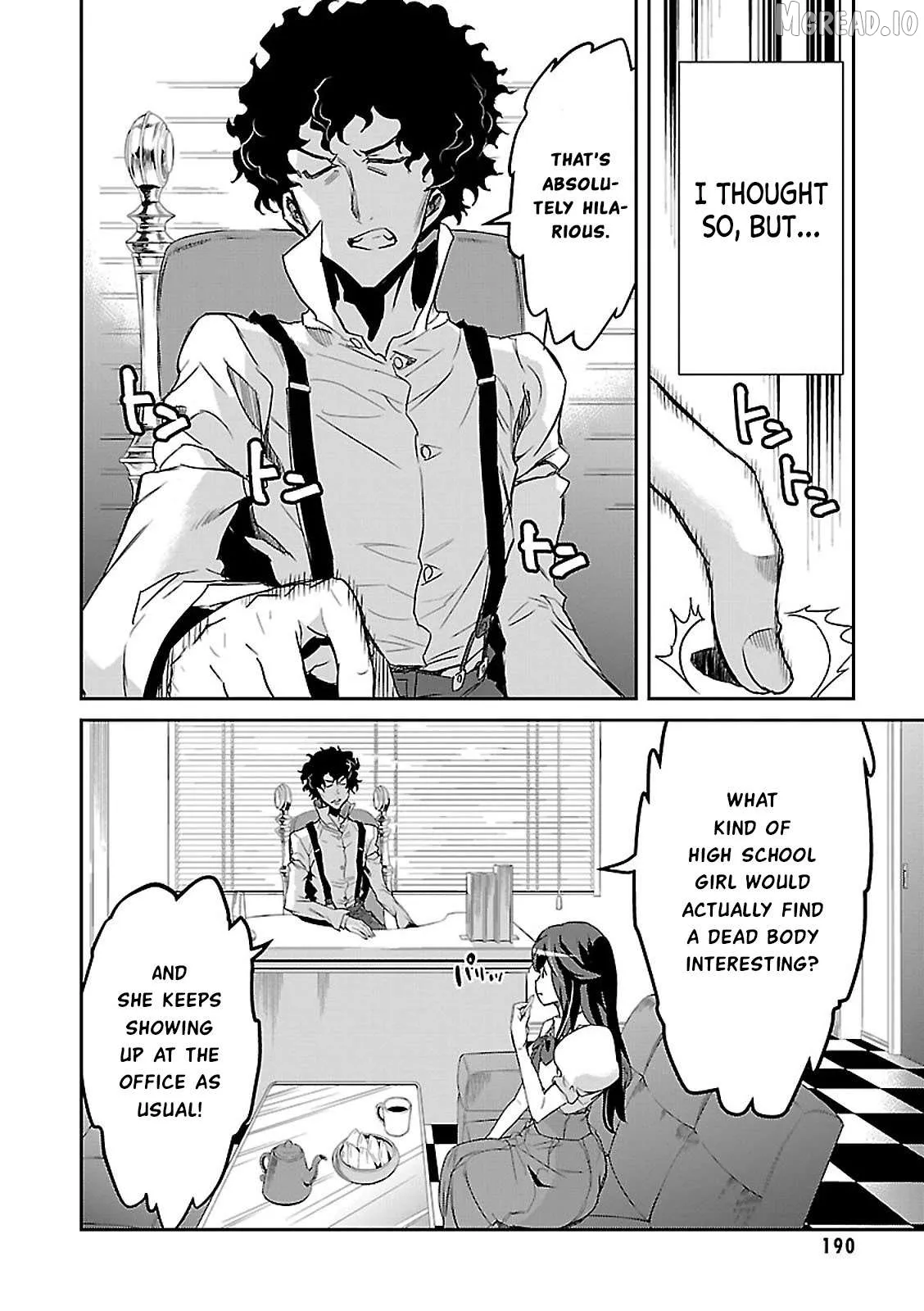 Detective Akechi in a frenzy. Chapter 4 page 31 - 