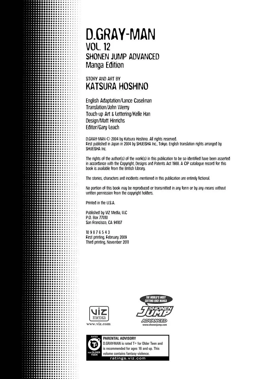D.Gray-man Chapter 108 page 3 - 