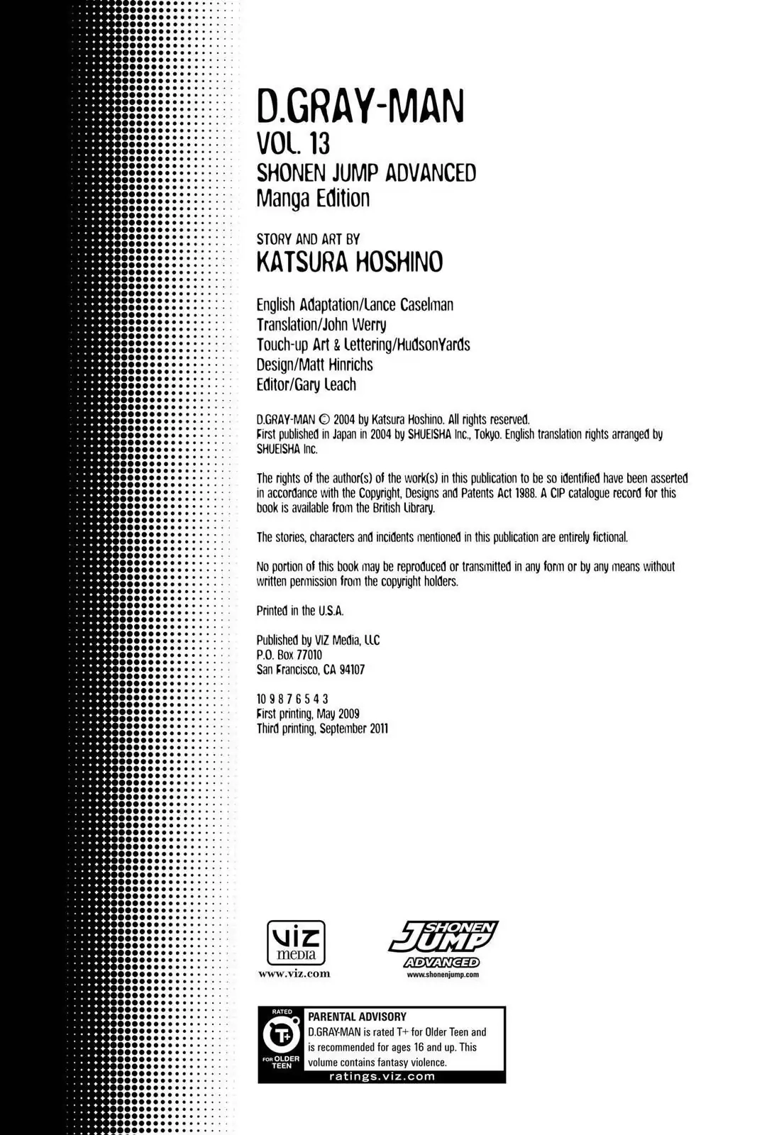 D.Gray-man Chapter 119 page 3 - 