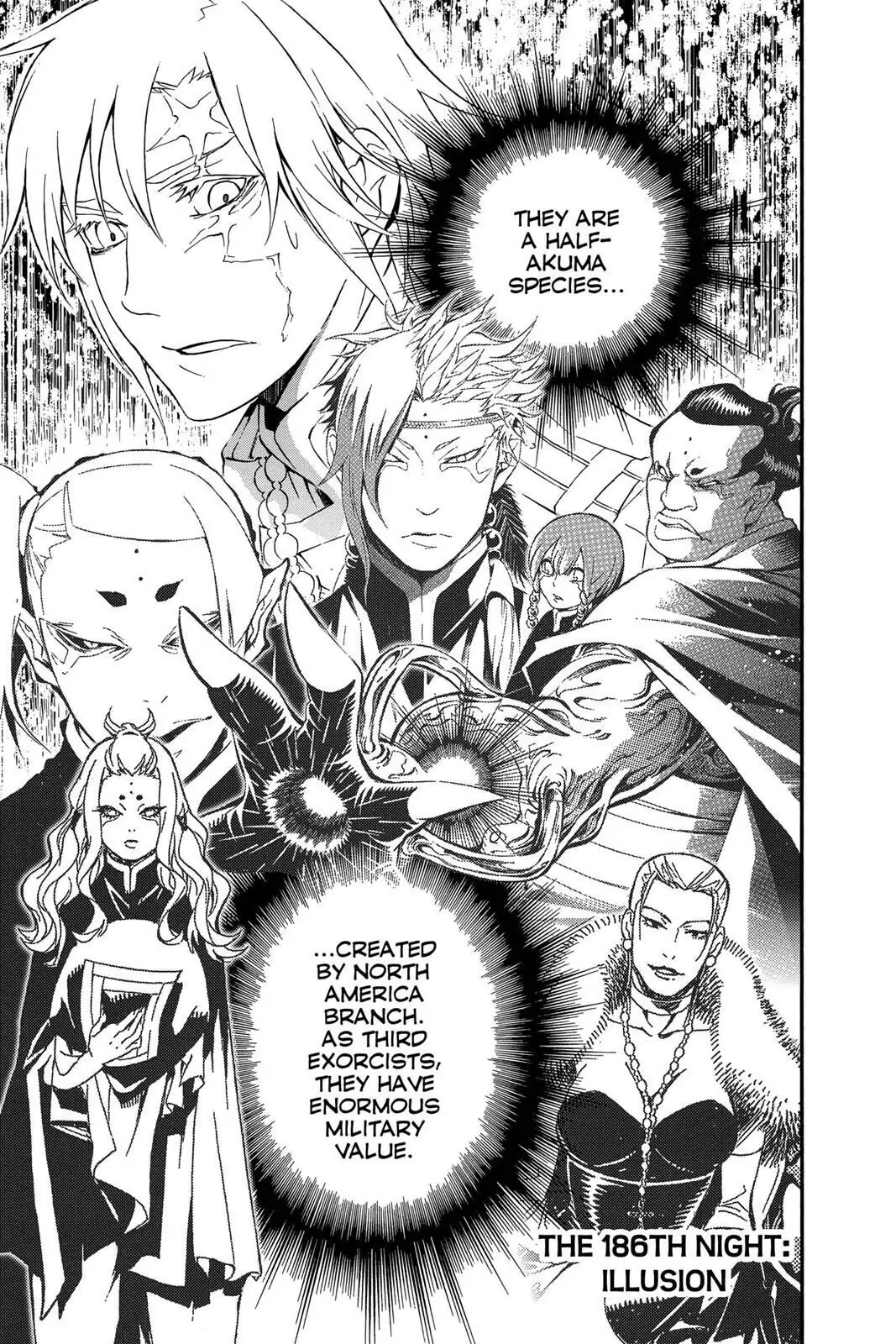 D.Gray-man Chapter 186 page 1 - 