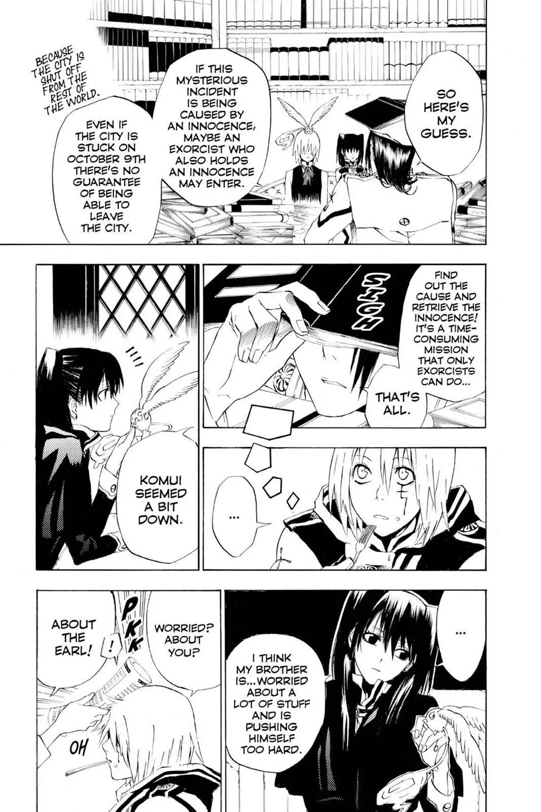 D.Gray-man Chapter 19 page 13 - 