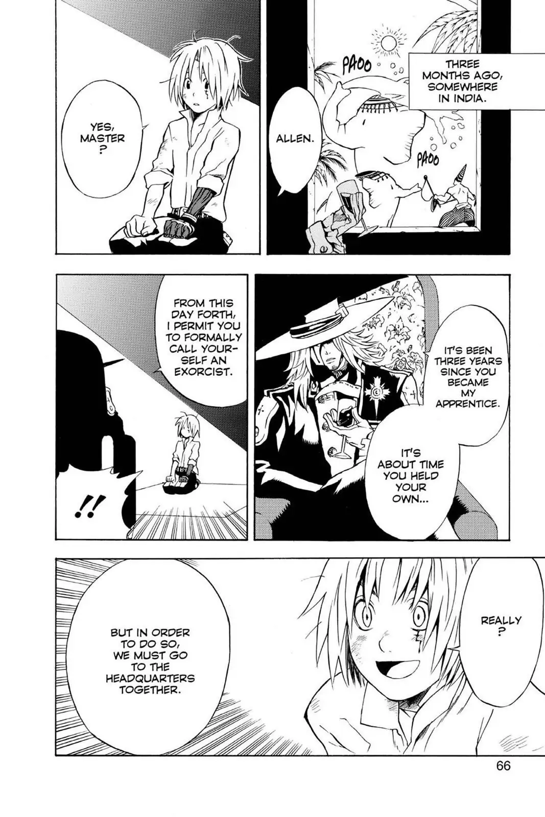 D.Gray-man Chapter 2 page 4 - 