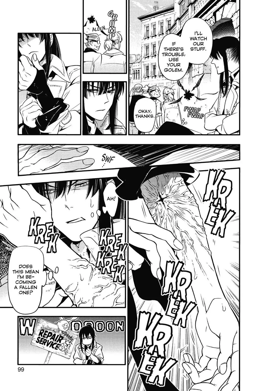 D.Gray-man Chapter 215 page 25 - 