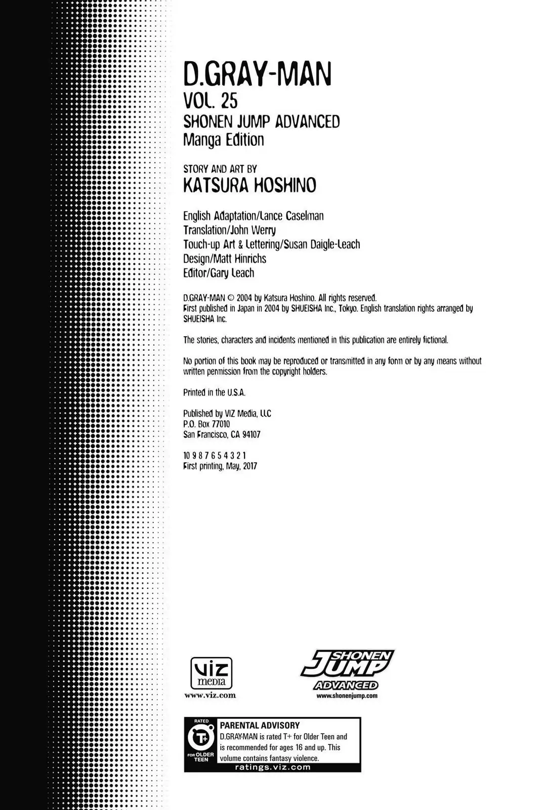 D.Gray-man Chapter 219 page 3 - 