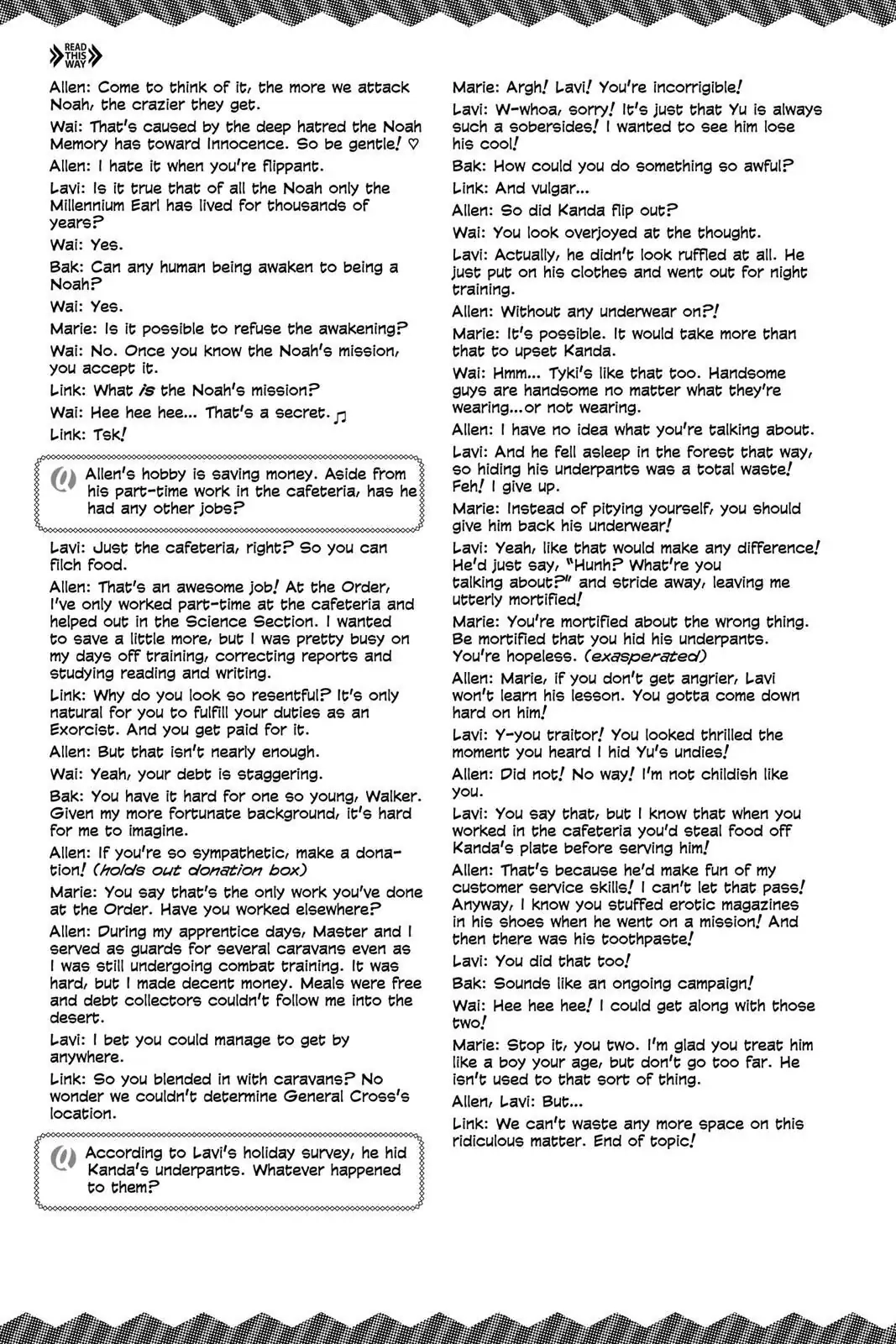 D.Gray-man Chapter 230.5 page 6 - 