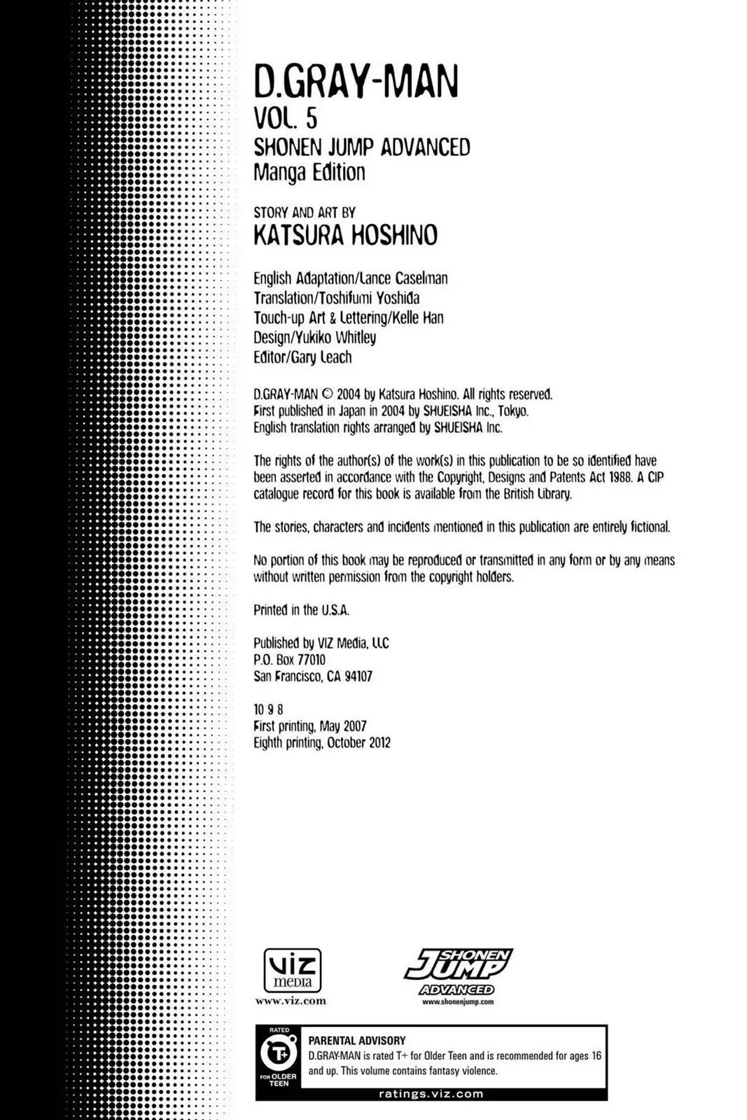 D.Gray-man Chapter 37 page 3 - 