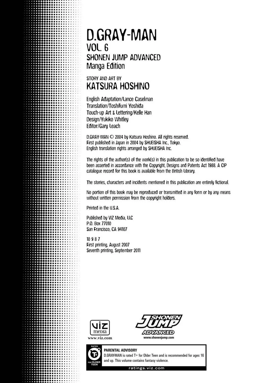 D.Gray-man Chapter 47 page 3 - 