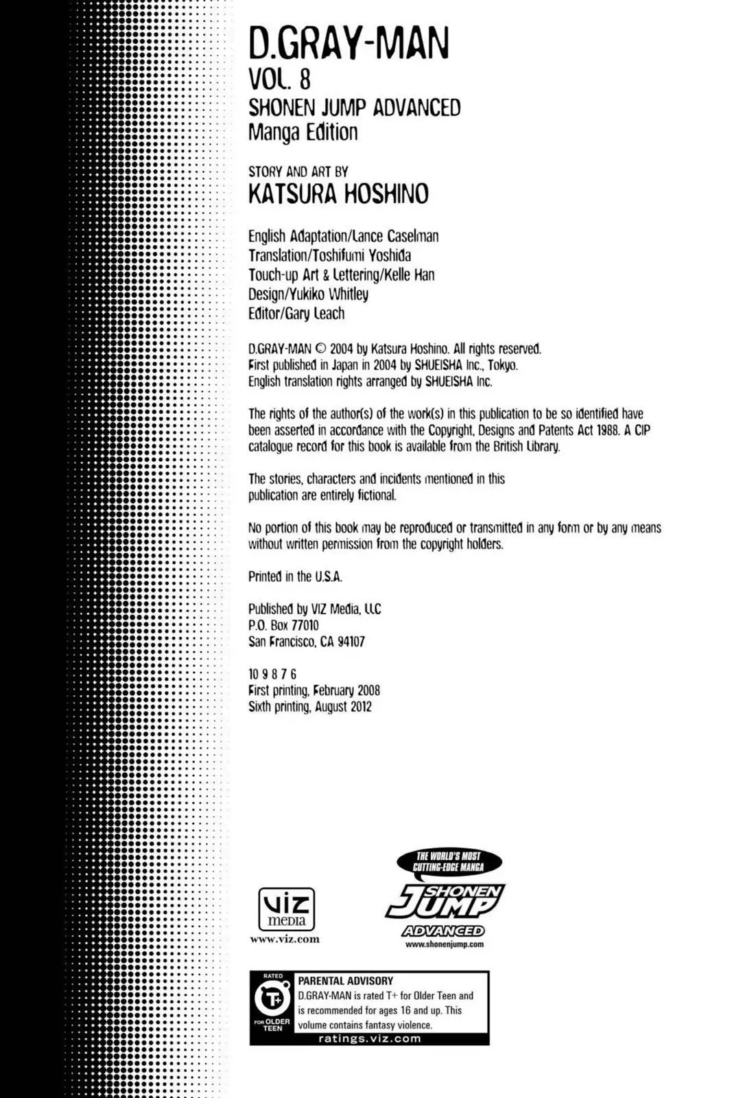D.Gray-man Chapter 67 page 3 - 