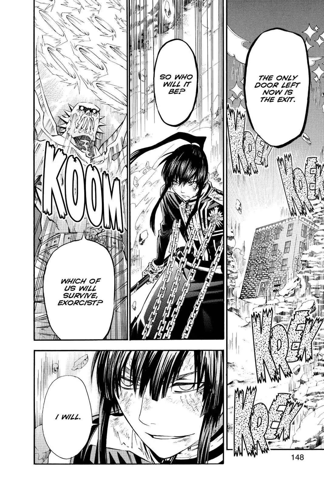 D.Gray-man Chapter 95 page 4 - 