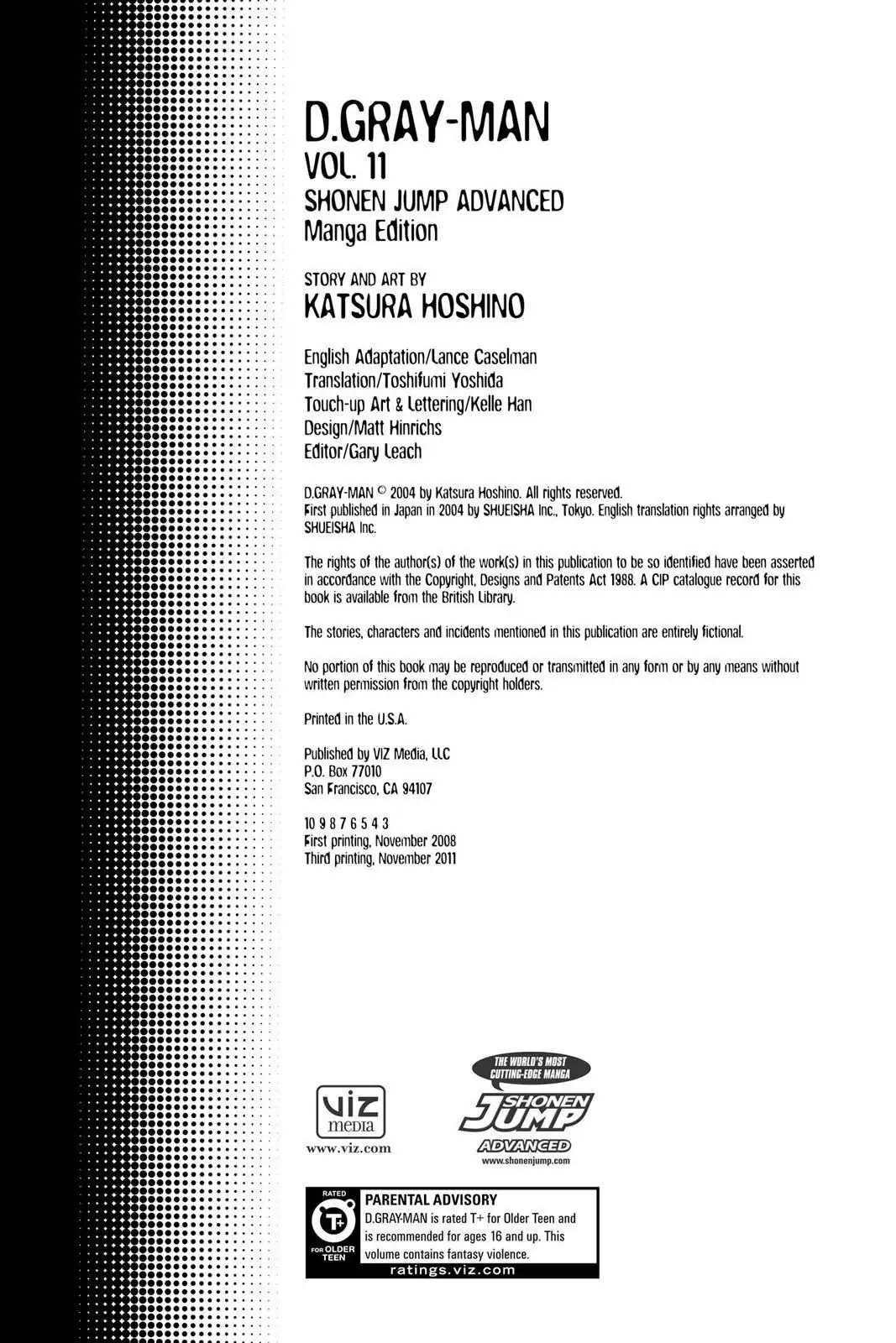 D.Gray-man Chapter 98 page 3 - 