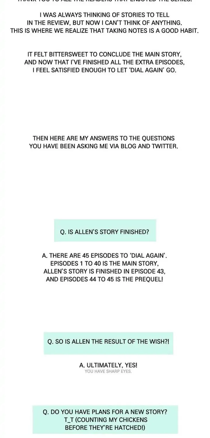 Dial Again Chapter 45.1 page 2 - 