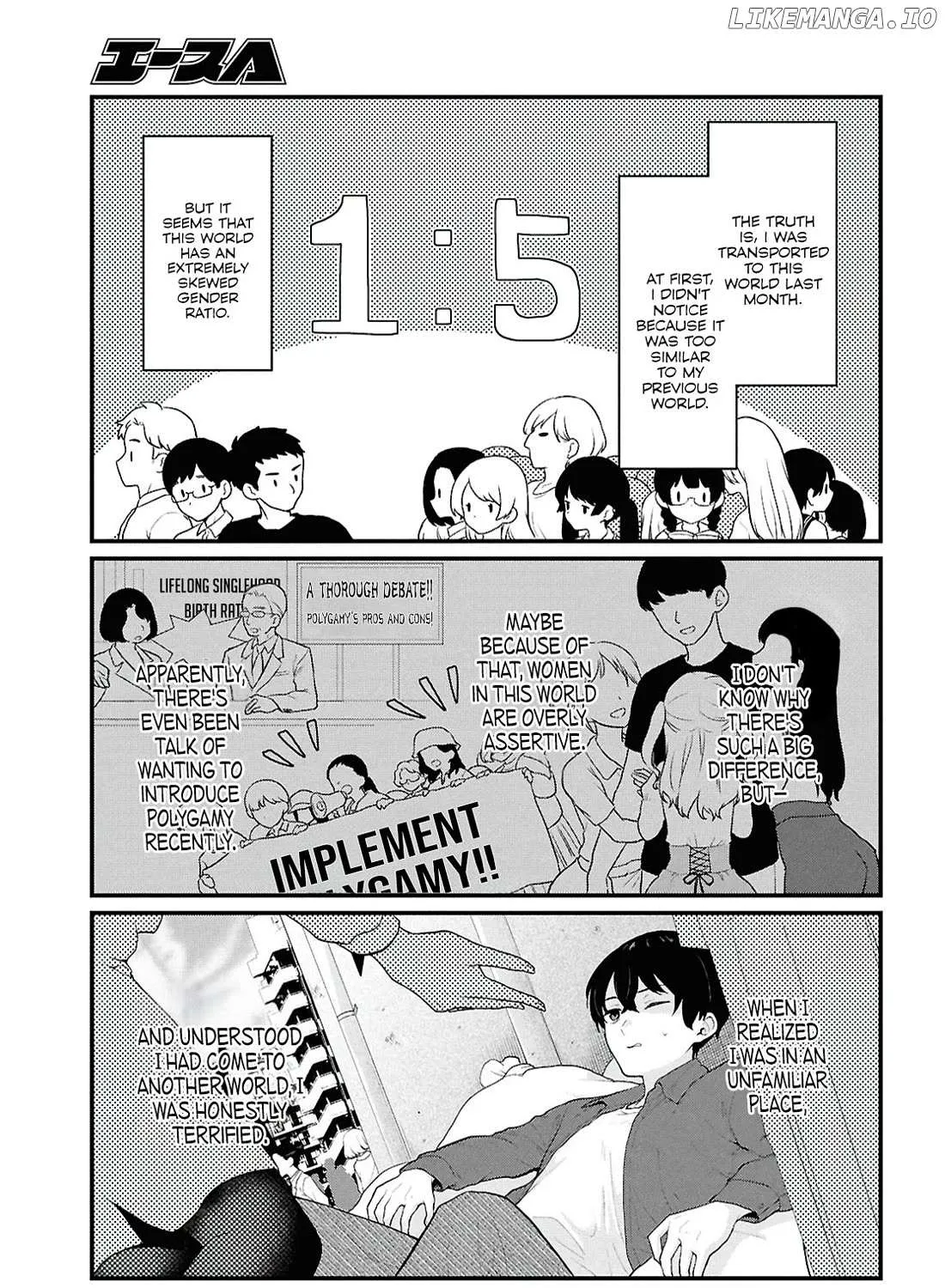 Did You Think You Could Live Normally Even in a World With a 1:5 Male-To-Female Ratio? ~ When Deeply Intense Feelings of the Girls Are Toyed With by an Oblivious Boy Chapter 1 page 14 - 