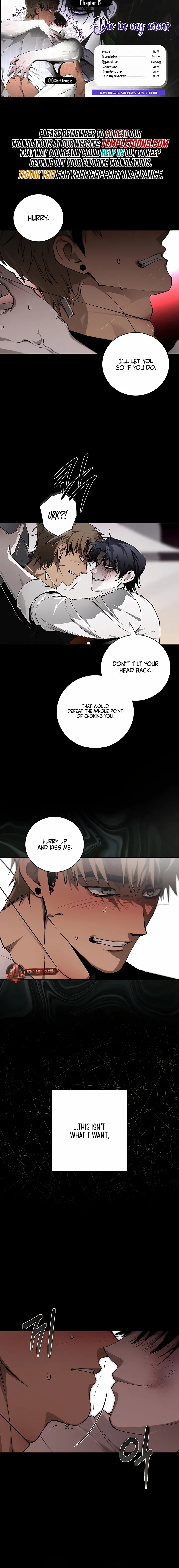 Die In My Arms Chapter 12 page 1 - 