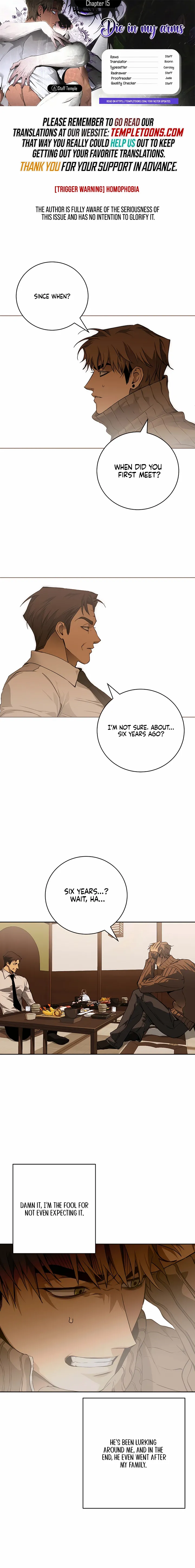 Die In My Arms Chapter 15 page 1 - 