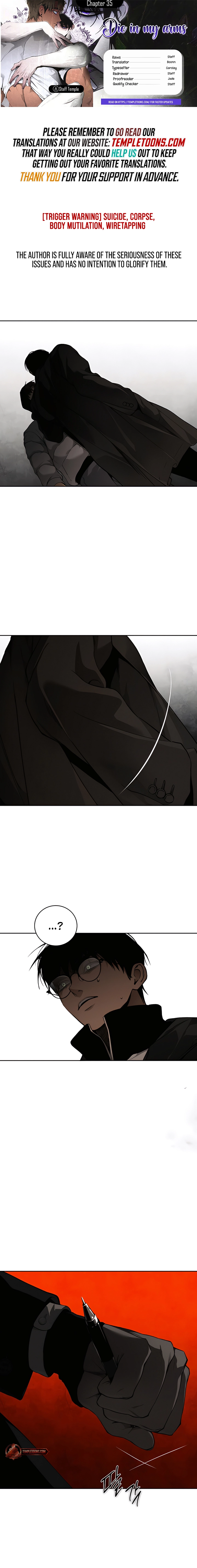 Die In My Arms Chapter 35 page 1 - 
