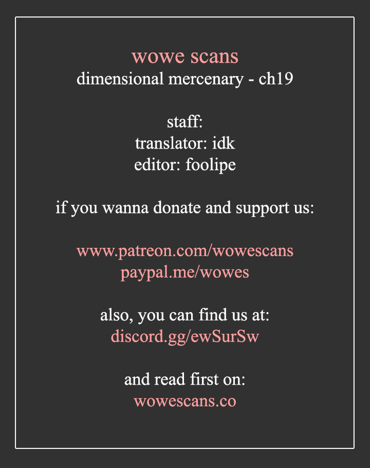 Dimensional Mercenary ( Other World Warrior ) Chapter 19 page 2 - 