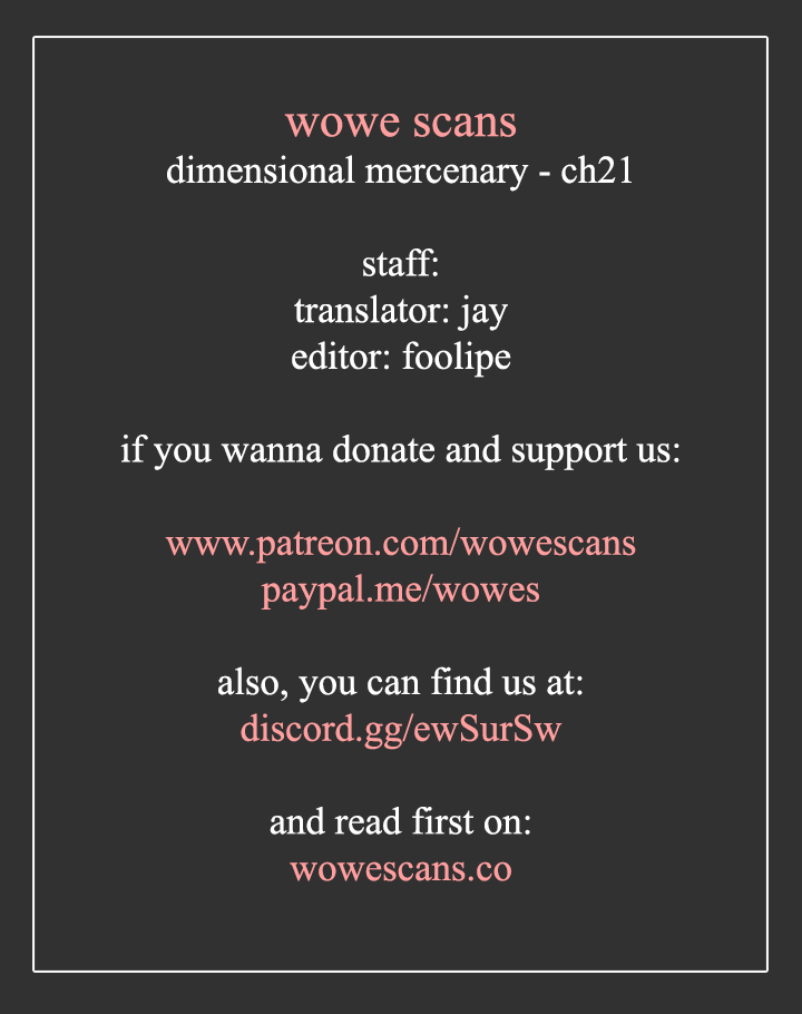 Dimensional Mercenary ( Other World Warrior ) Chapter 21 page 1 - 