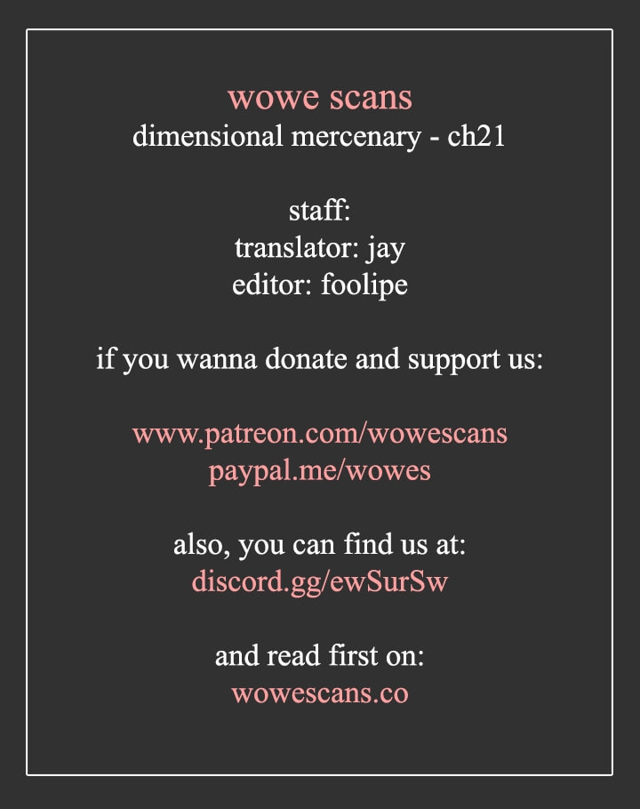 Dimensional Mercenary Chapter 21 page 1 - 