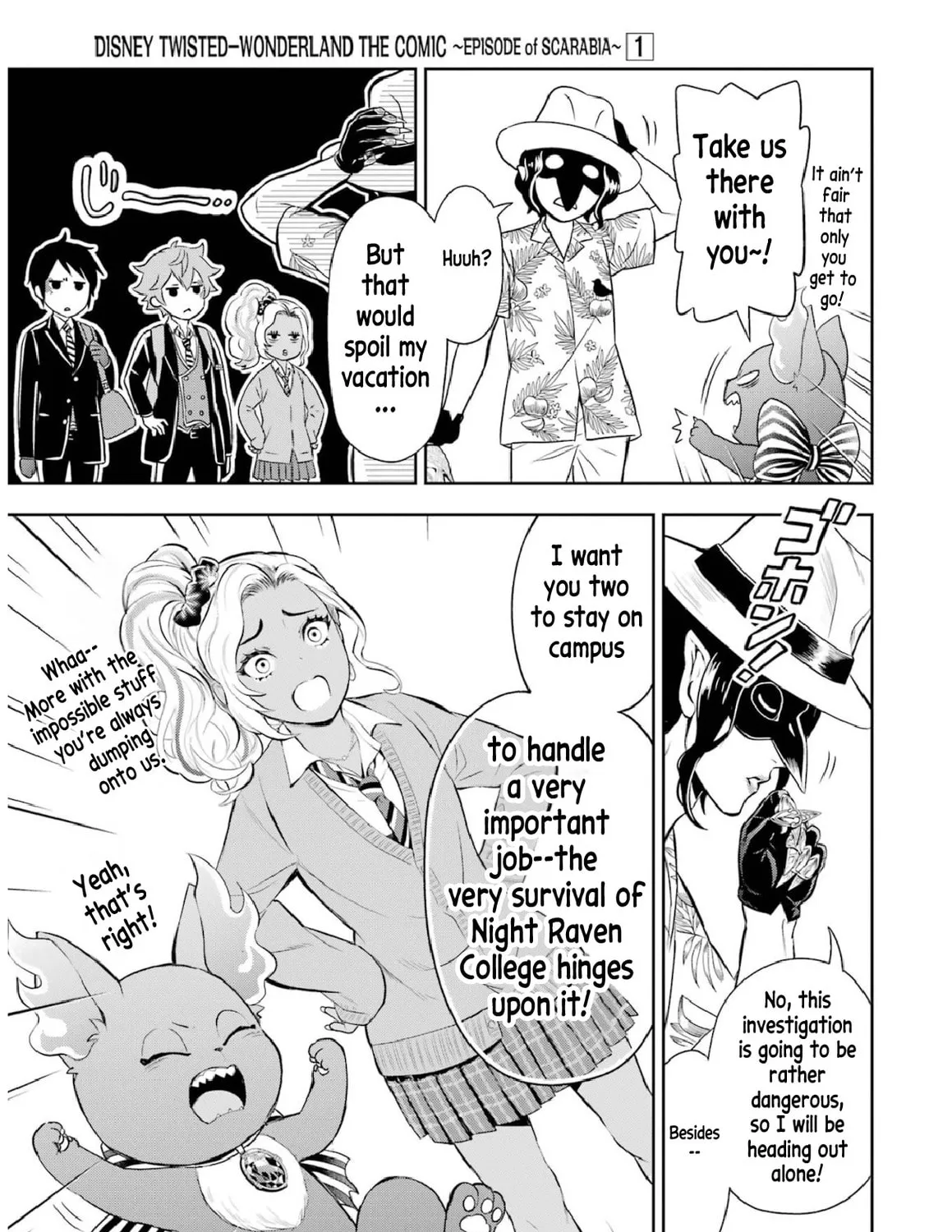 Disney Twisted Wonderland - The Comic - ~Episode of Scarabia~ Chapter 1 page 51 - 