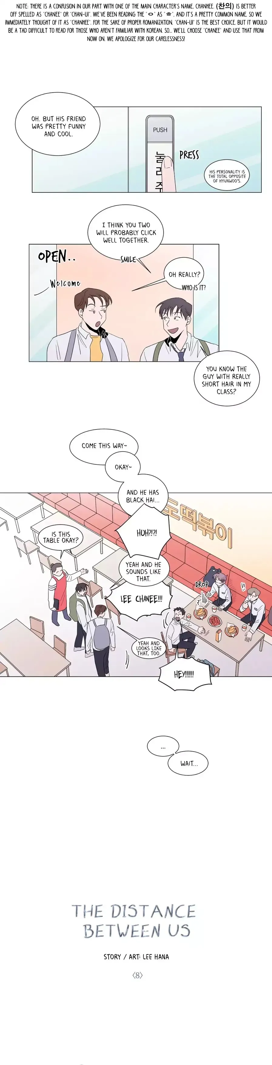 Distance Between Us Chapter 8 page 3 - 