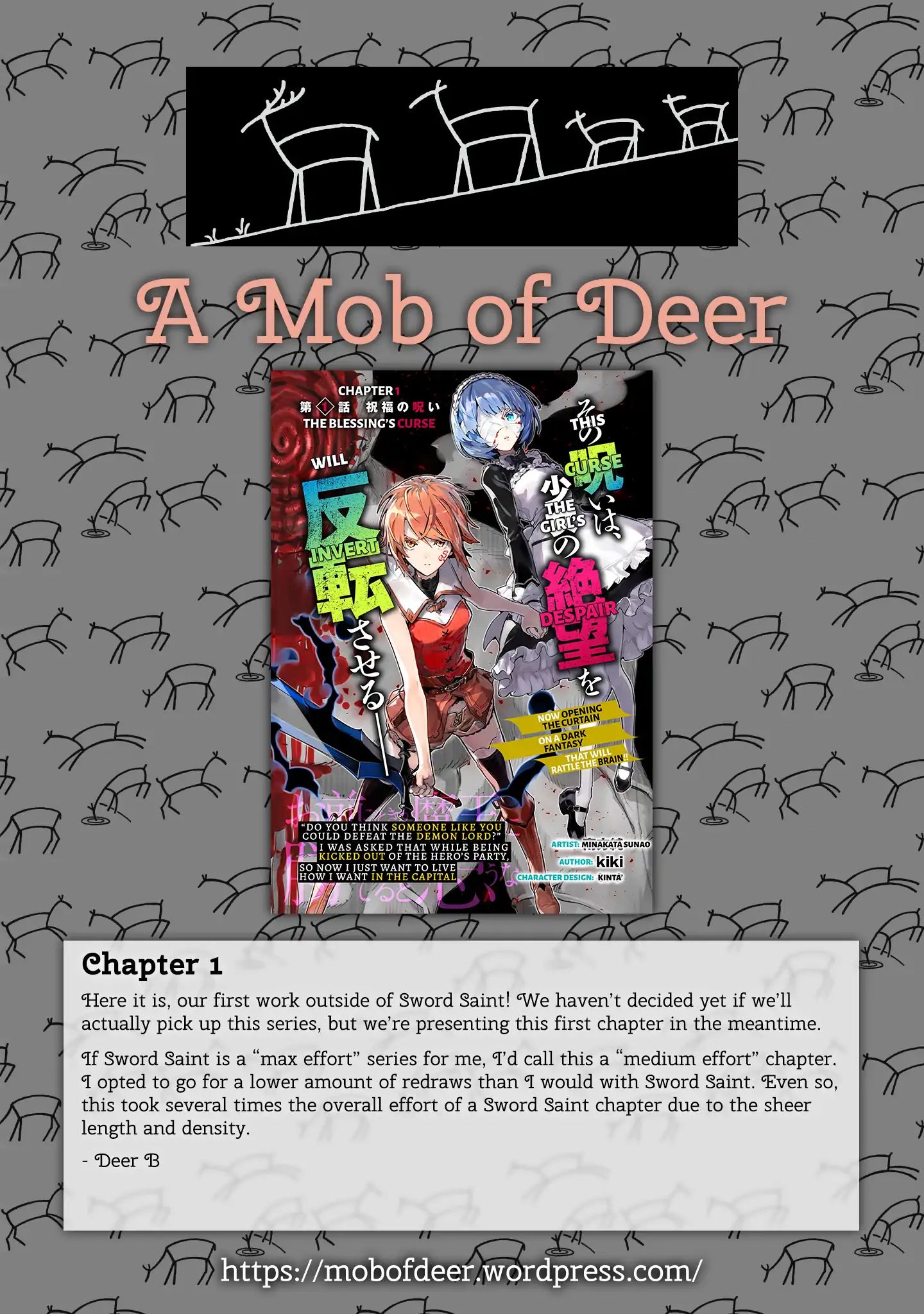 Do You Think Someone Like You Could Defeat the Demon Lord? Chapter 1 page 1 - 