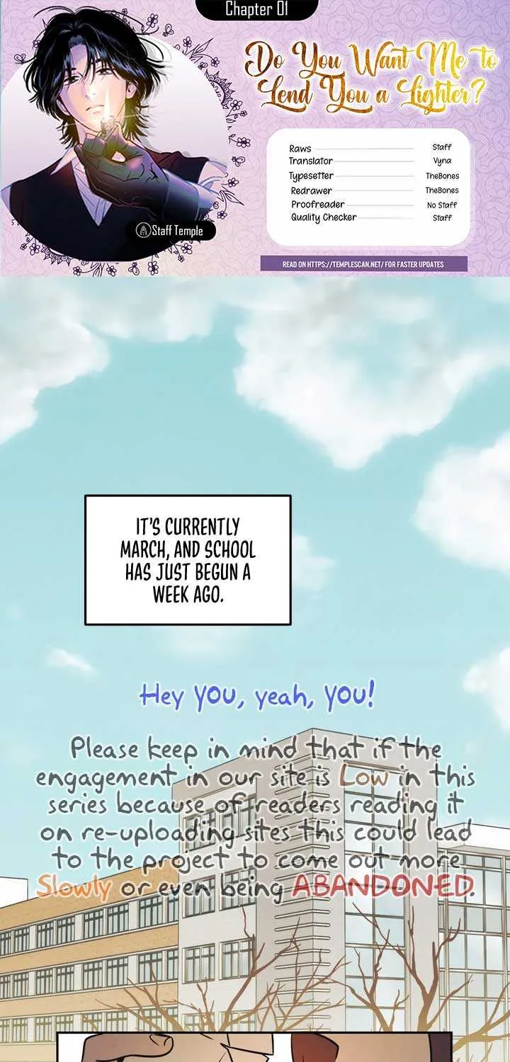 Do You Want Me to Lend You a Lighter? Chapter 1 page 2 - 