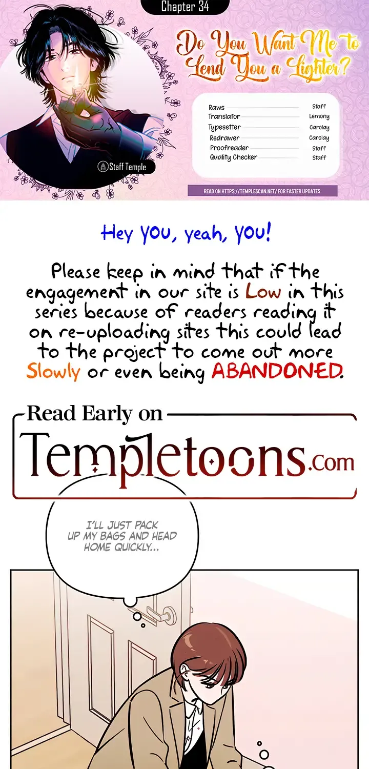 Do You Want Me to Lend You a Lighter? Chapter 34 page 2 - 