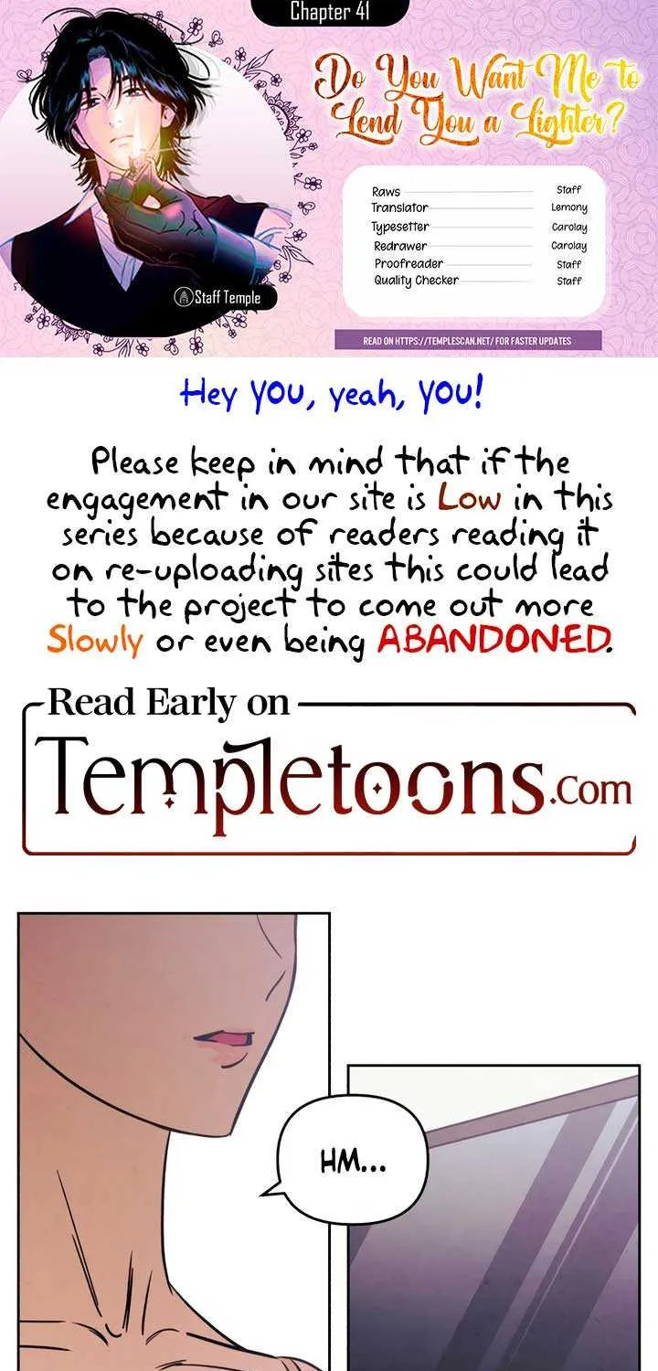 Do You Want Me to Lend You a Lighter? Chapter 41 page 1 - 