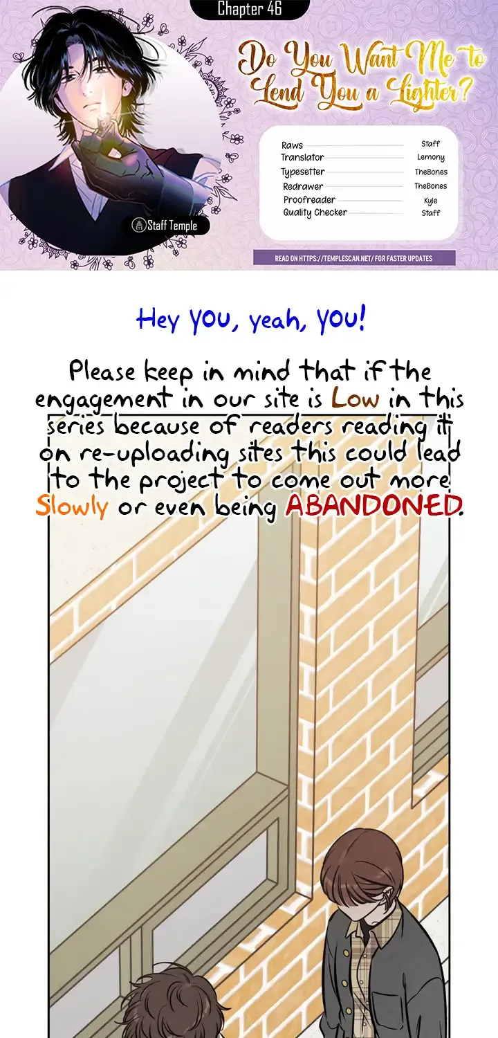 Do You Want Me to Lend You a Lighter? Chapter 46 page 1 - 