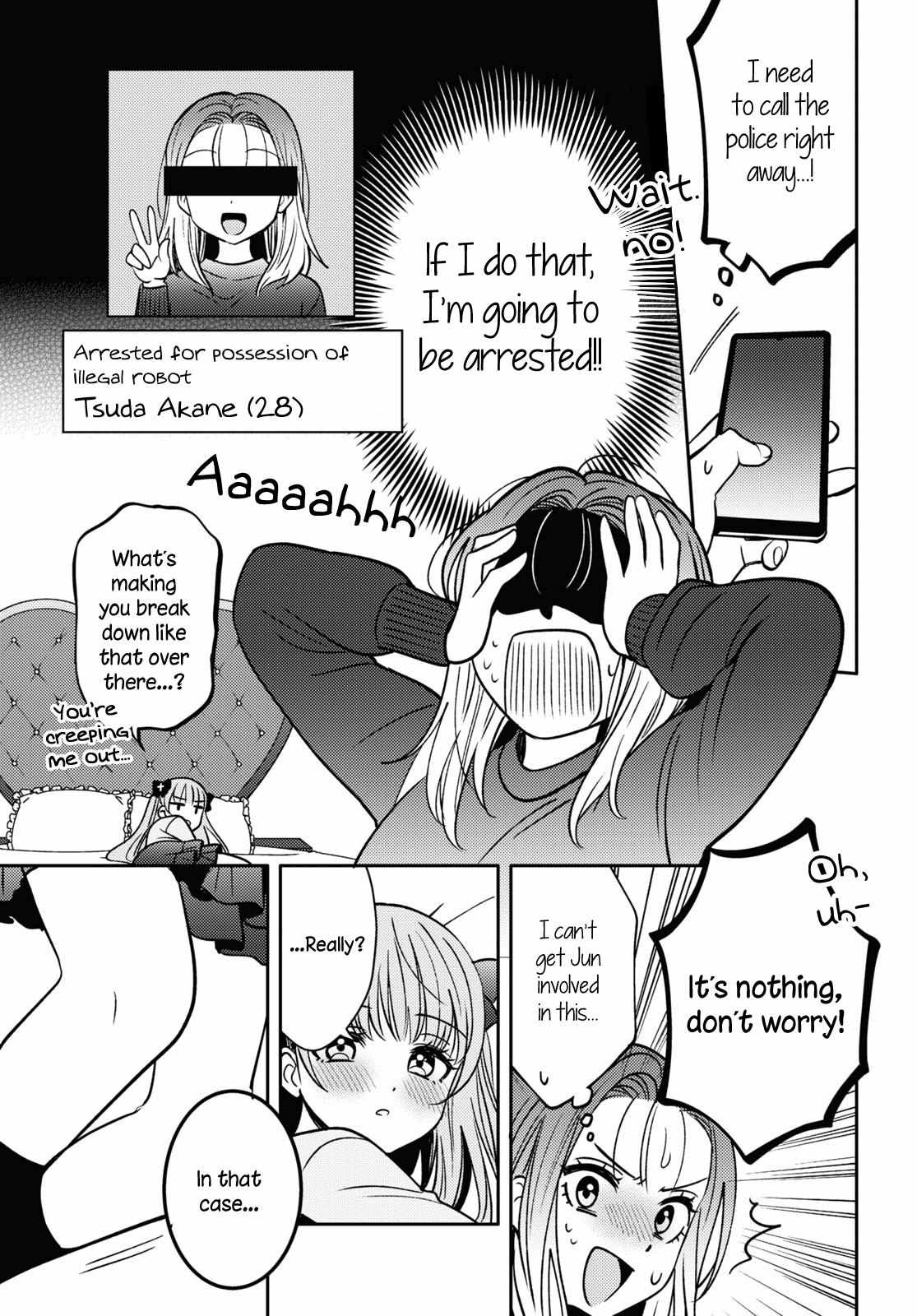 Does It Count if Your First Time Is With an Android? Chapter 16 page 8 - 