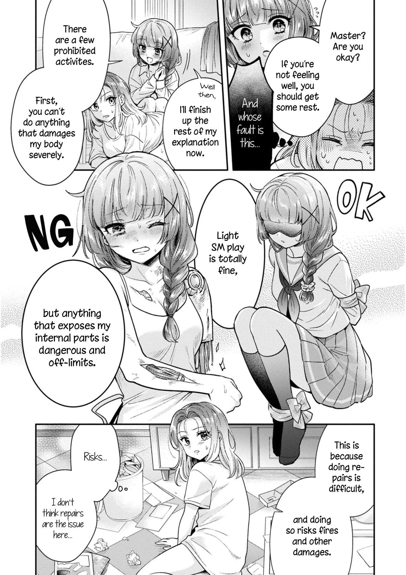 Does It Count if Your First Time Is With an Android? Chapter 5.5 page 14 - 